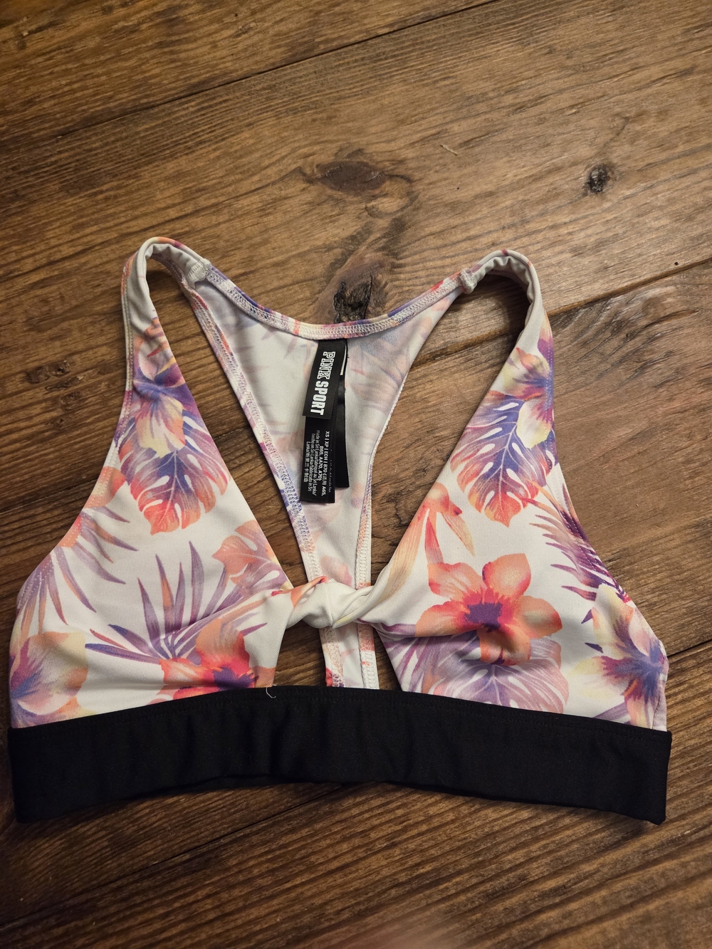 Victoria Secret- PINK Floral Racerback Sports Bra